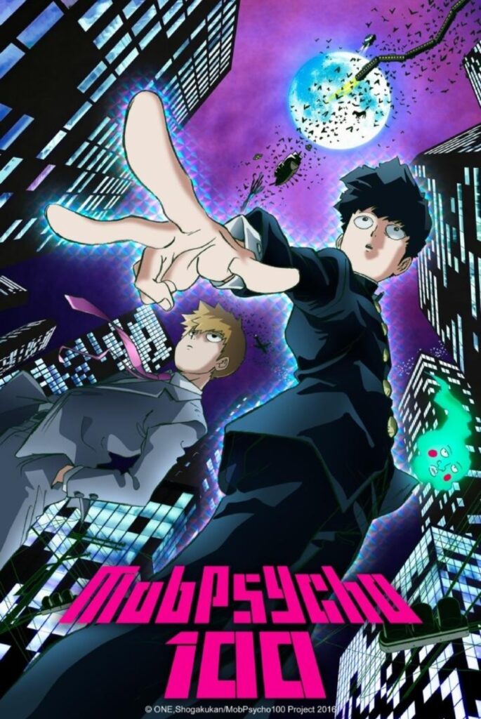 Official poster of Mob Psycho 100 anime