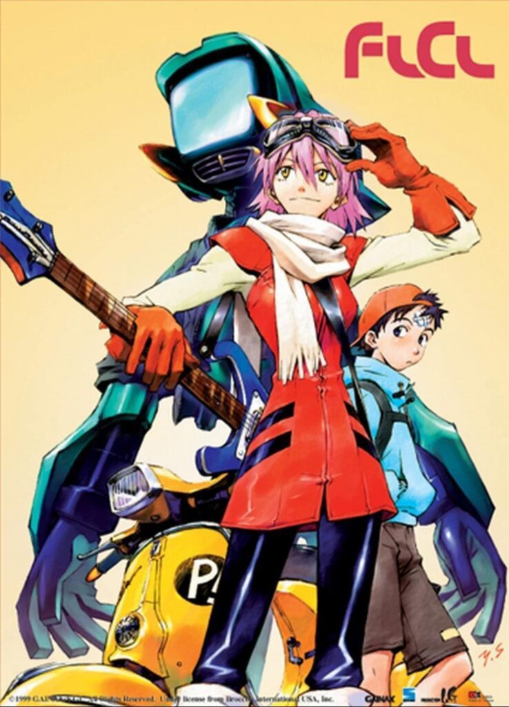 Official poster of FLCL anime
