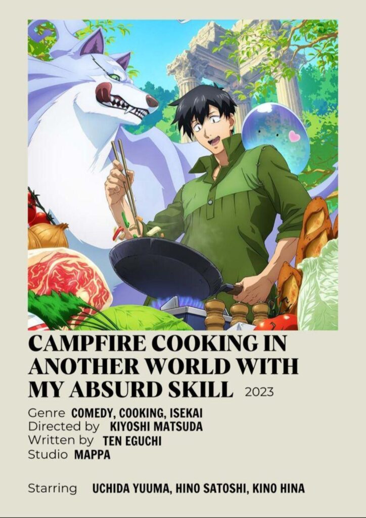 Official poster of Delicious in Dungeon anime