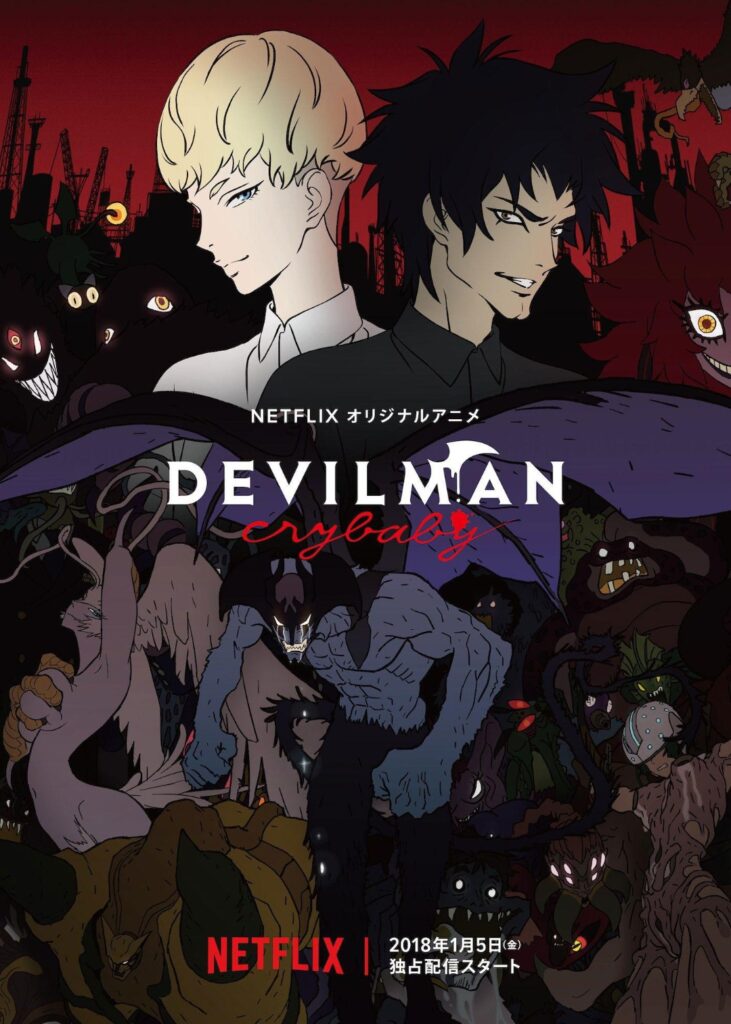 Official poster of Devilman Crybaby anime