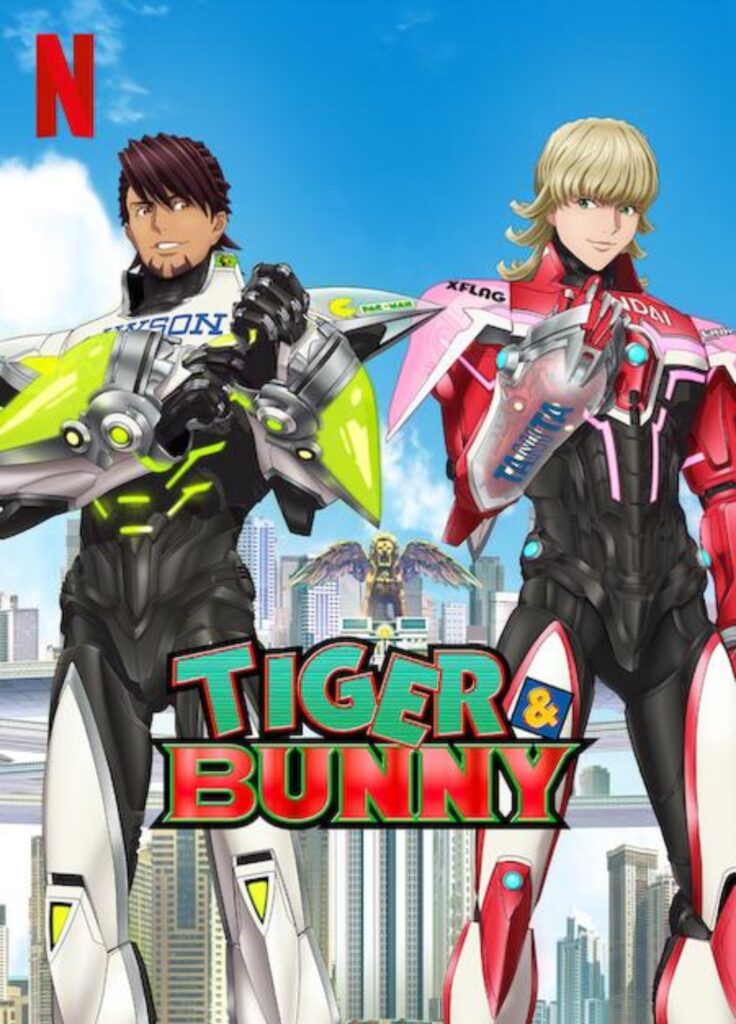 Official poster of Tiger & Bunny anime