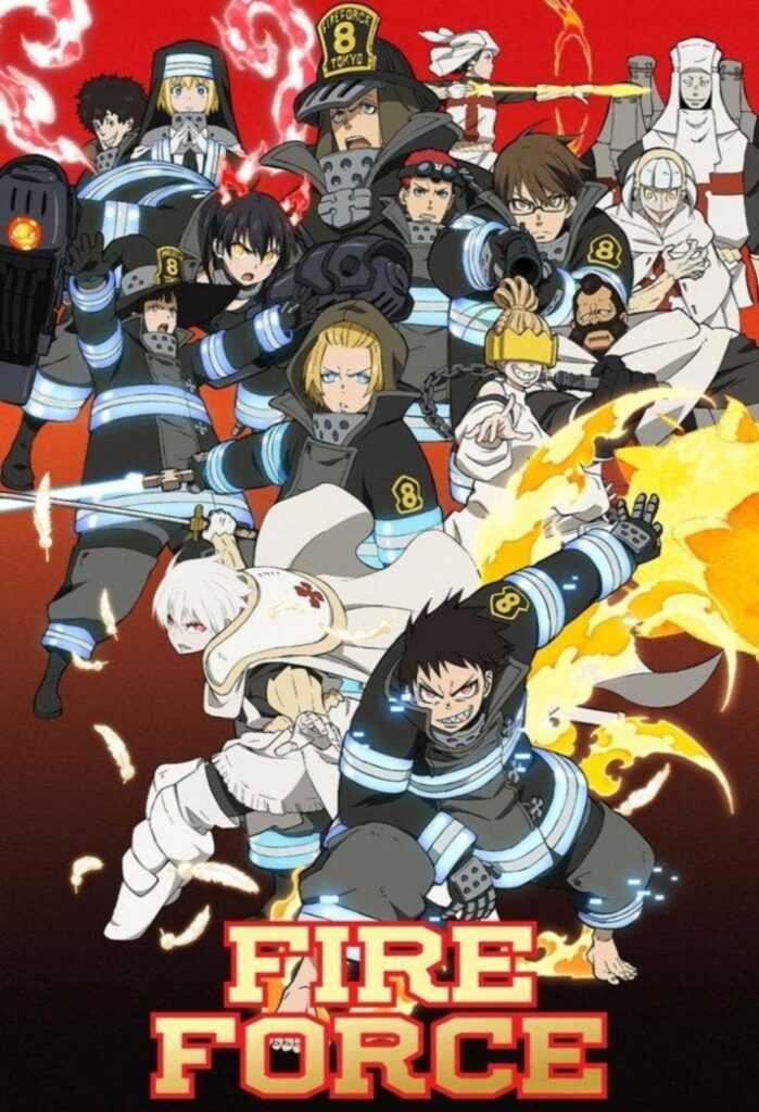 Official poster of Fire Force anime