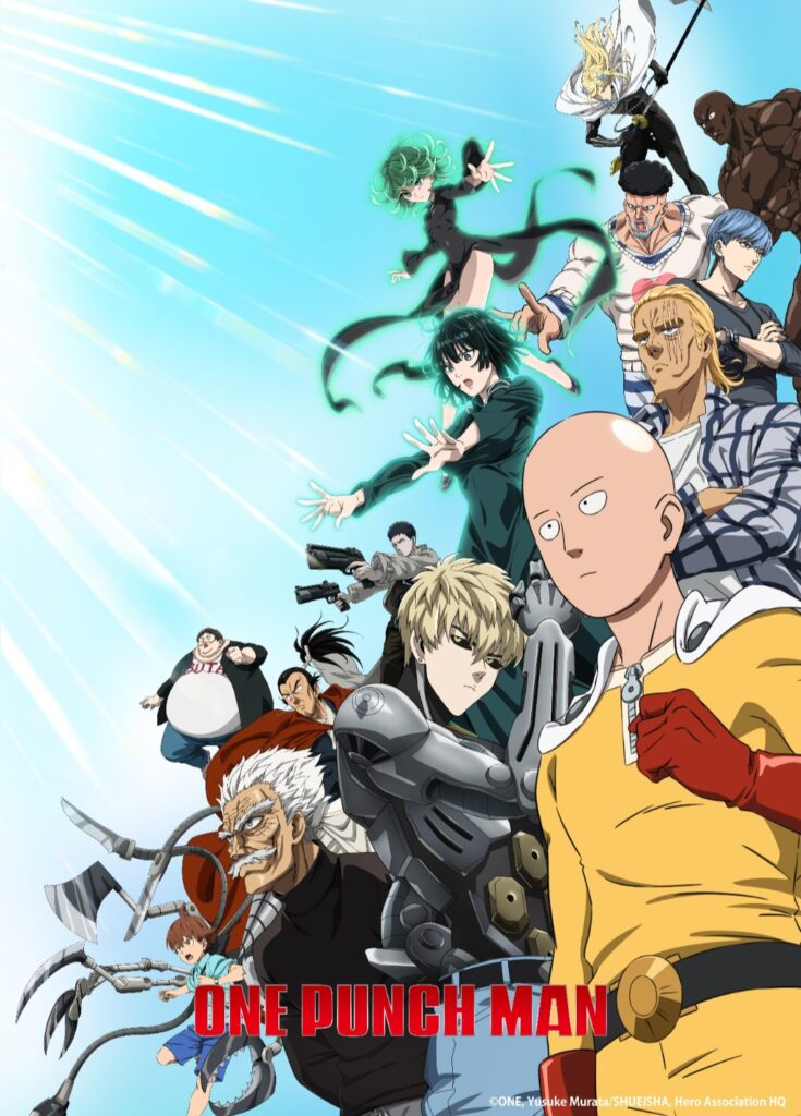 Official poster of One Punch Man anime