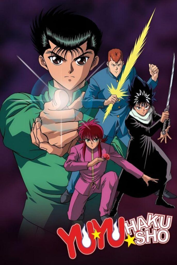Official poster of Yu Yu Hakusho anime