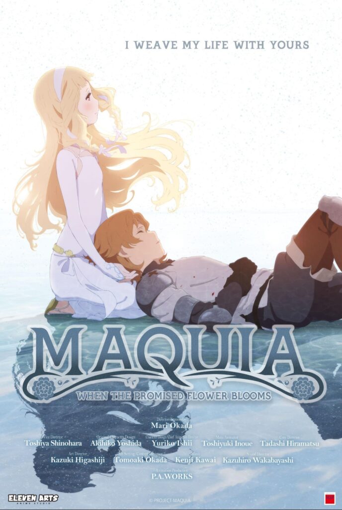 Official poster of Maquia: When the Promised Flower Blooms anime