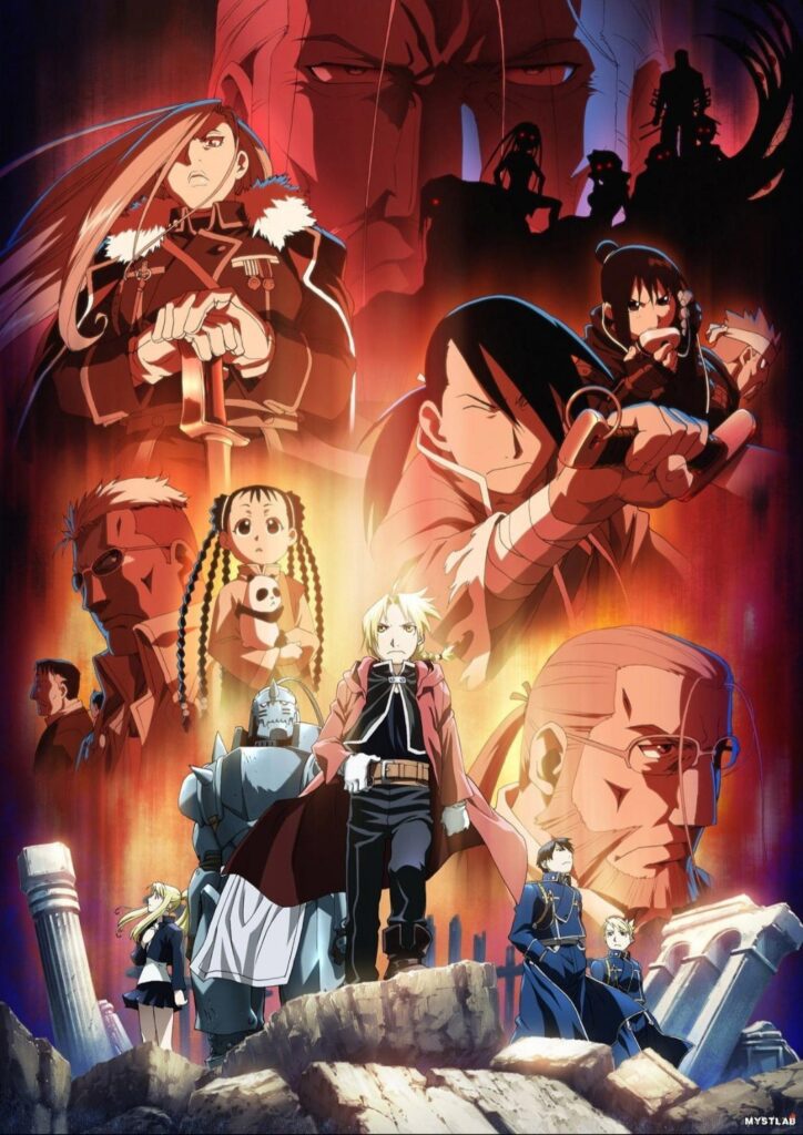 Official poster of Fullmetal Alchemist: Brotherhood anime