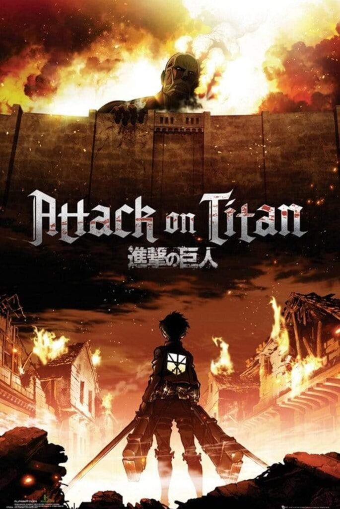 Official poster of Attack on Titan