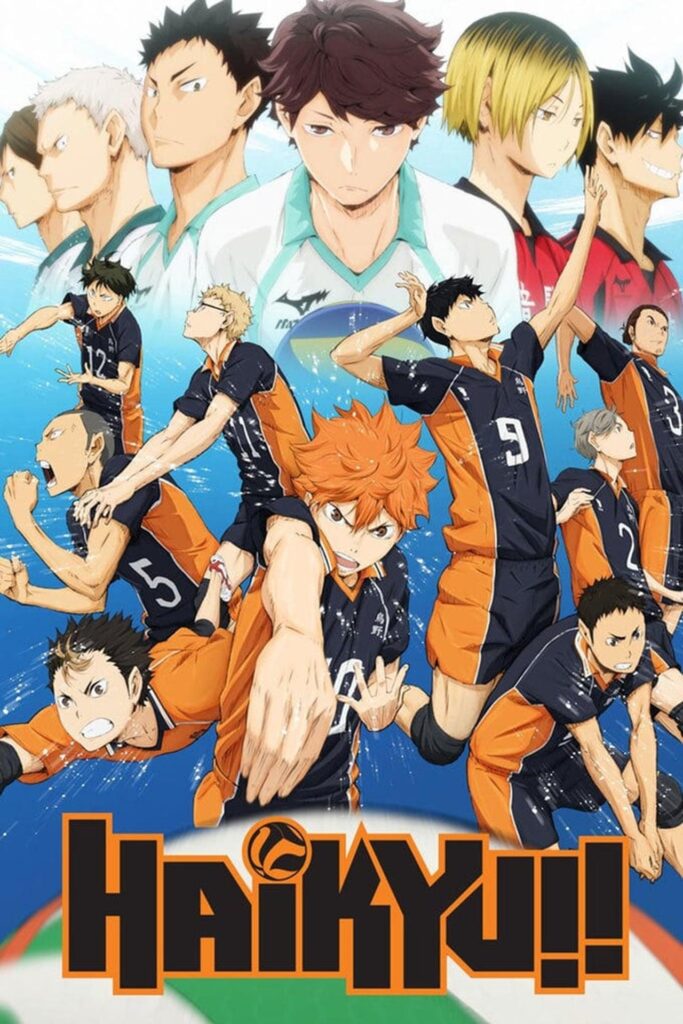 Official poster of Haikyu!! anime