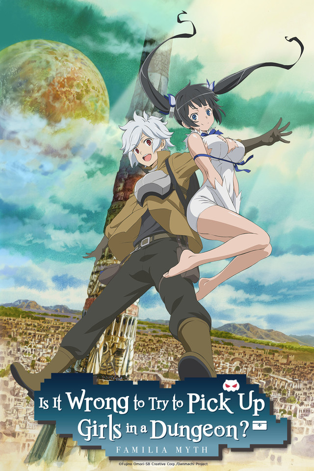 Official poster of DanMachi anime