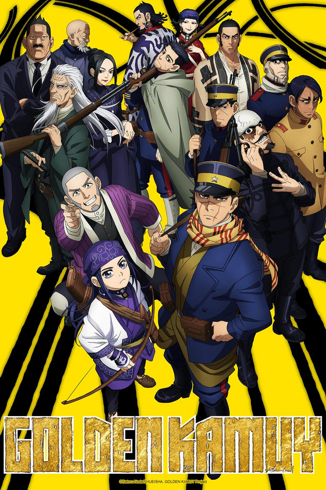 Official poster of Golden Kamuy anime