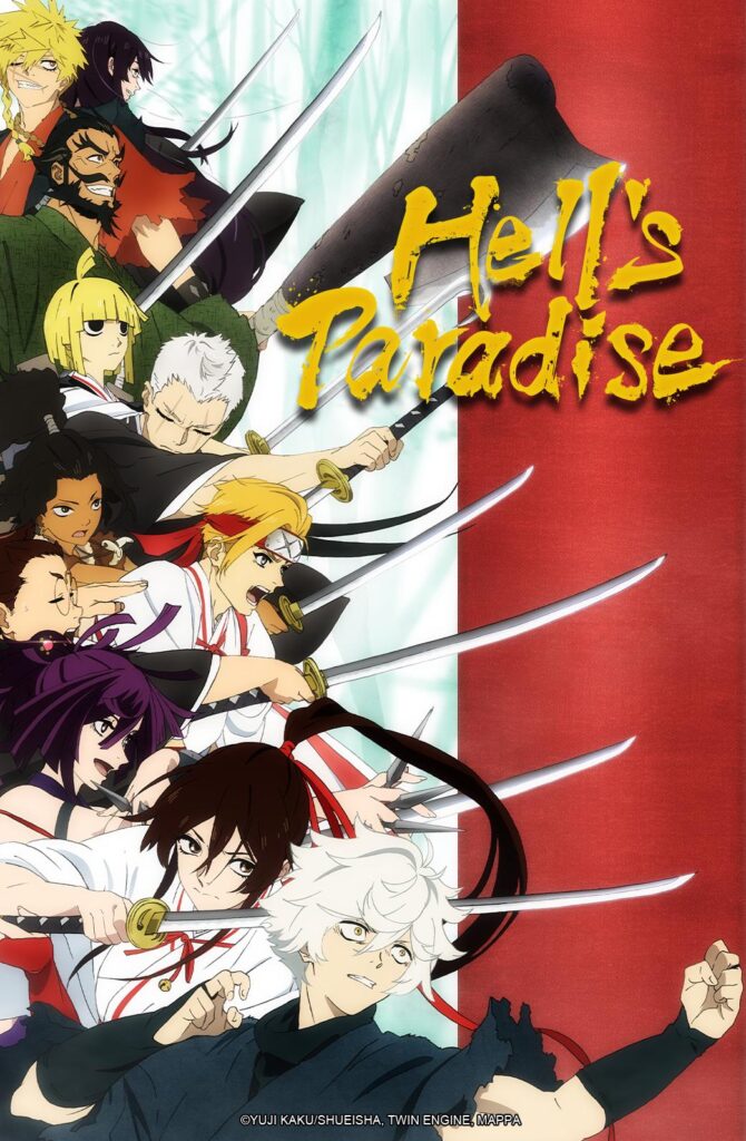 Official poster of Hell's Paradise anime