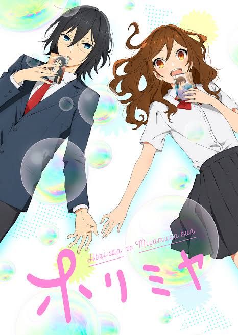 Horimiya romance anime key visual