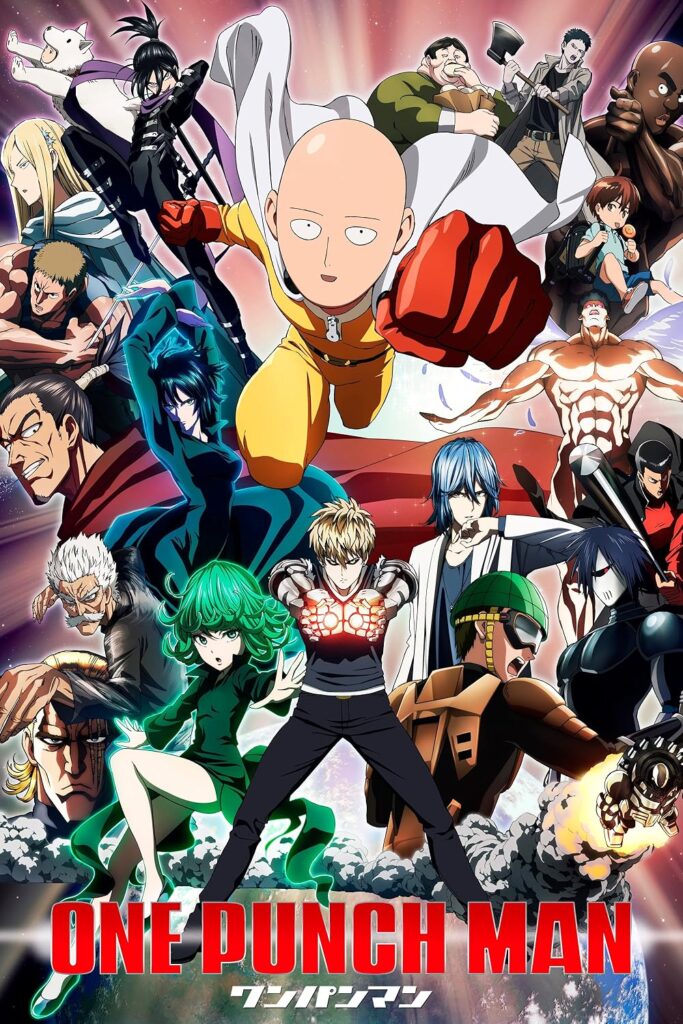 Official poster of One-Punch Man anime