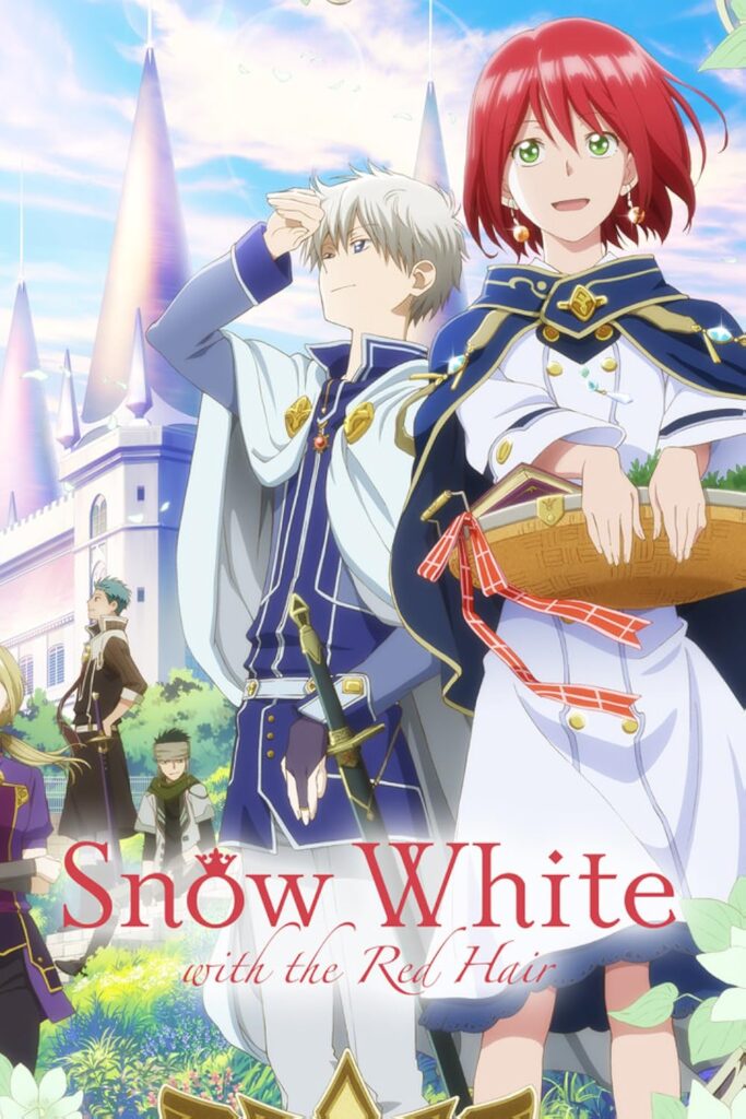 Official poster of Snow White with the Red Hair anime