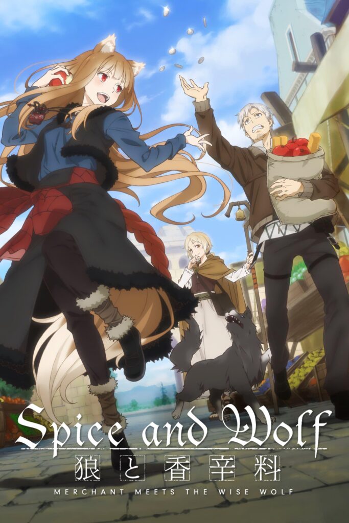Official poster of Spice and Wolf MERCHANT MEETS THE WISE WOLF anime
