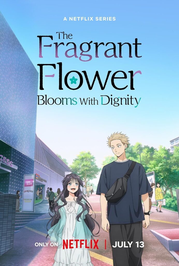 The Fragrant Flower Blooms with Dignity anime official key visual